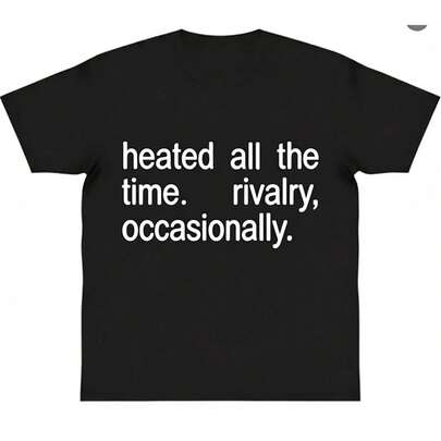 Camiseta Gráfica de Algodón Heated Rivalry con Shane Hollander e Ilya Rozanov en Estilo Y2K para Fanáticos del Hockey, Regalo de Moda