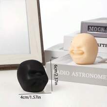 Soft, Fun And Exayggerated Face Squeezing Soft Toy With,Realistic And Surprising Shape It Can Be Freely Squeezed And Stretched,And Has A Slowly Rebounding Texture. For Anxiety Relief,Birthday,Christmas,Easter, Office, And Easter Egg Fillings(Random Packaging Bag) - Multicolor - View 11