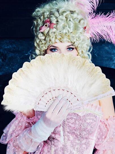 1/2 chiếc quạt lông vũ nhân tạo dành cho nữ, quạt cầm tay thêu hoa lông vũ kiểu thập niên 1920, quạt lông gấp tay dùng cho phụ nữ thập niên 20, trang trí tiệc tùng, khiêu vũ, chụp ảnh cưới.