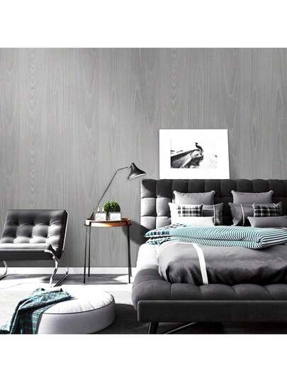 1 Roll Vintage Faux Wood Grain Waterproof Sticker, Cabinet Renovation Waterproof Anti-Moisture Wardrobe Decor, Self-Adhesive Wallpaper For Desk, Cabinet, Kitchen Cabinet, Furniture Refurbishing, Window Sill, Damaged Door Frame, Wall And Floor Decoration