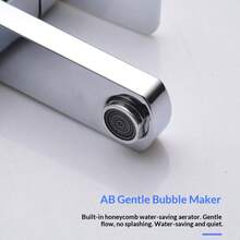 Grifo cuadrado de lujo asequible minimalista moderno, diseño a prueba de salpicaduras, núcleo de válvula cerámica con control de agua fría y caliente, adecuado para cocina, baño y hotel - Multicolor - Ver 12