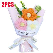 1-3pcs Mini Artificial Flowers With Gift Bag, Suitable For Valentine's Day, Mother's Day Bouquets And Small Gifts - Multicolor - View 16
