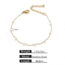 1pc Minimalist Fashion Faux Pearl Bracelet, Niche Versatile Delicate Bracelet, Suitable For Women's Daily Wear And Various Occasions - CL-4561 - View 7