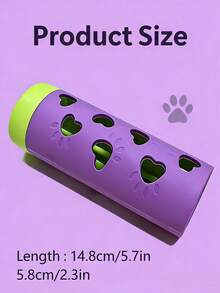New Detachable Pet Slow Feeder Toy | Chew-Resistant Treat Roller, Energy Consumption & Boredom Relief Device, Suitable For Medium & Small Cats/Dogs, Indoor & Outdoor Use - Multicolor - View 3