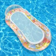 1pc Sequin Fruit Inflatable Mesh Float, PVC Material Floating Lounger Suitable For Summer Beach, Pool Parties And Water Activities - Fruit Netting Floating Raft - View 5