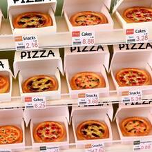 1:12 Miniature Pizza Set, Realistic Multi-Flavor Food Toy, DIY Dollhouse Accessory, Food Model Decor - Multicolor - View 2