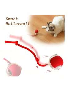 1pc Electric Cat Toy Ball, Upgraded Smart Wake-Up Tap Version, Suitable For Dogs And Cats, Automatic Rolling Ball Toy, Activates Pet Movement, USB Rechargeable Smart Ball Toy - View 9