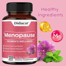 Menopausal Health Supplement For Women, Supporting Thyroid And Mood Health - Contains Vitamin D3, B6, Riboflavin, Angelica Root, Lemon Balm Extract, And Red Clover - Supports Hormonal Balance. - 1瓶 - 查看 6
