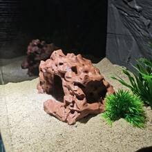 3D Printed/Resin Rock Cave Hideout - Amphibian And Reptile Shelter | Realistic Stone Texture For Aquarium, Lizard And Turtle Terrarium - View 7