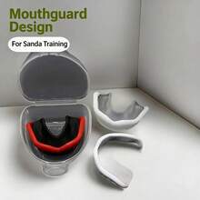 1/10pcs Mouthguard, Suitable For Basketball, Boxing, Martial Arts, Taekwondo, Sports Teeth Protection, Chewable, Collision Protection - A - View 4