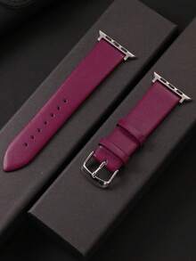 Ultra-Thin PU Leather Strap Compatible With Apple Watch 1-10 SE Ultra Men's And Women's Casual Band 49/46/45/44/42/41/40/38mm Watchband Accessories - 42(S123) 44 45 46 49 - View 15