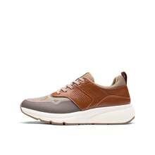 Men's Casual Dress Fashion Sneakers Cushioned Walking Non Slip Breathable All-Day Comfort Shoes - màu nâu - Xem 2