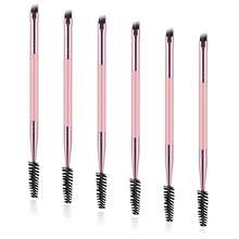 Dual-Ended Brow Brush, Eyebrow Brush, Angled Eye Brow And Spoolie Brushes, Shaping And Filling Eyebrows, Eyebrow Spoolie Brushes For Precise Brushing - Multicolor - View 13