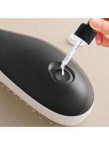 Electric Massage Comb. Anti-Hair Loss Acupressure Massager, Phototherapy Hair Care Brush, Hair Massage Comb. Type-C Fast Charging (Includes 180mAh Lithium Battery). Multi-Level Adjustment. Red & Blue Dual Light + Essential Oil Mist Nourishment + 3D Vibration. Compact And Portable. Suitable For Home And Professional Hair Salons For Women. - View 6