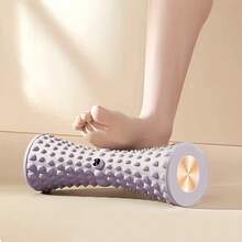 1 con lăn massage chân có điều khiển tốc độ - Massage mô sâu, bề mặt nhám, độ cứng vừa phải, vận hành bằng tay, phù hợp cho người đam mê yoga và thể dục, trải nghiệm tập luyện tại nhà, phụ kiện yoga, thiết kế thời trang, cấu trúc bền chắc. - 1 cái - Xem 2