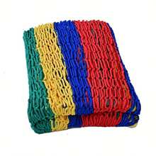 Red de de cuerda de nailon de colores, red para barandillas de escaleras y balcones, red de protección contra caídas en la construcción, protección contra caídas en patios exteriores, colores de advertencia de alta intensidad, materiales duraderos, fácil instalación, multiusos. - Multicolor - Ver 11