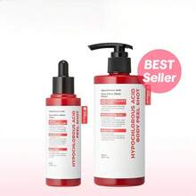 Medicub Hypochlorous Acid Rice Peel Shot Duo For Face & Body | Gentle Exfoliating Serum For Dead Skin Cells & Pore Care, Blackheads & Excess Sebum Control | Rice Extract, Hypochlorous, Panthenol For Hydrating & Smoothing Care - Hyaluronic Acid - 查看 1