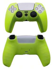 1 Conjunto: 1 Peça Estojo de Transporte para Controle de PlayStation5 + 1 Peça Capa Protetora de Silicone + 4 Peças Tampa de Joystick, Proteção Total Contra Deslizamento, Poeira e Arranhões, Melhorando a Experiência de Jogo - Visão 6