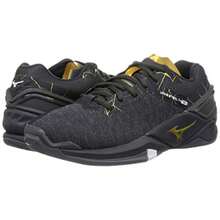 - Zapatos de Balonmano Wave Stealth Neo Security para Interiores amplios Ligeros para Interiores - Negro/dorado - Ver 7