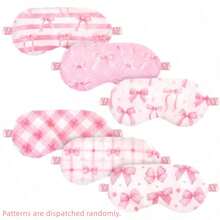 6个/3个/2个/1个装柔软毛绒睡眠眼罩，批发男女通用遮光眼罩，适合旅行、午睡、派对 - 粉色 - 查看 9