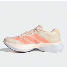 Adidas Giày thể thao nữ, tập luyện thể dục, có đệm, thoáng khí, giày chạy bộ thường ngày. - Màu be/cam - Xem 8