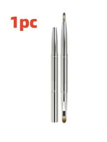 1支可伸缩单头唇刷；带盖化妆刷；便携式唇彩刷 - 彩色 - 查看 16