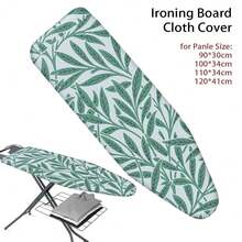 1Pc Universal Ironing Board Cover With Elastic Edge Stain Resistant Scorching Iron Thick Cotton Padding Iron Heat Shield Ironing Cover For Ironing Table - Multicolor - View 1