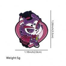Cute Anime Figures Enamel Pins Cartoon Animals Brooch Pin Lapel Pin Badge On Backpack Clothing Accessories Fashion Jewelry Gifts - Black - View 15