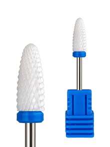 1PC Ceramic Nail Drill Bit 3/32" High Quality Ceramic Cutters Manicure Bits Electric Drill Accessories Nail File Tools - Blue - View 3