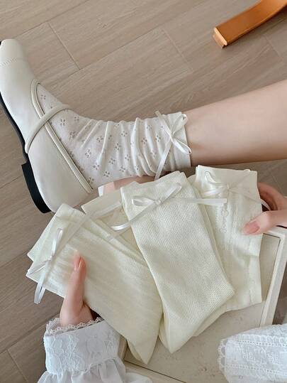 1/4 đôi tất ren trắng móc cổ ngắn, tất mỏng cổ cao cho mùa hè, phù hợp với giày Mary Jane; tất cổ ngắn mỏng thoáng khí viền ren, tất lưới mỏng đa năng dài đến giữa bắp chân cho nữ, tất ren hình trái tim.