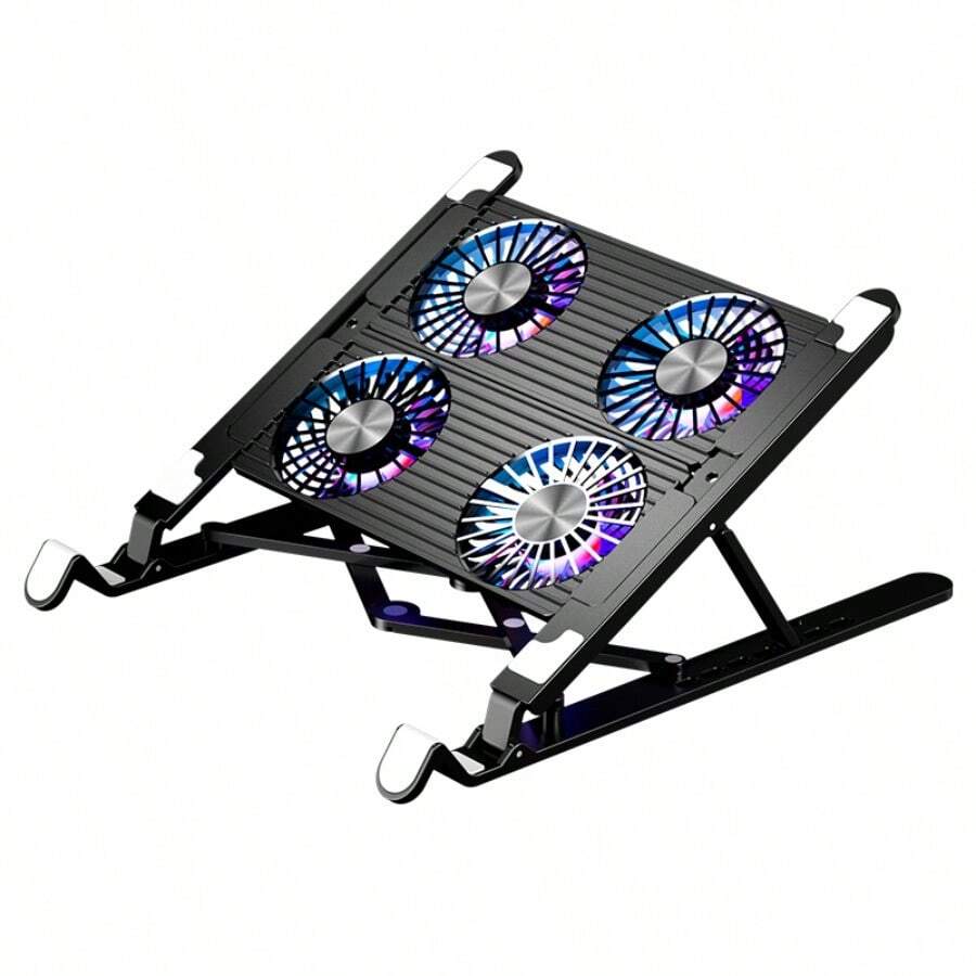 Alfombrilla De Enfriamiento Para Laptop Con 4 Ventiladores