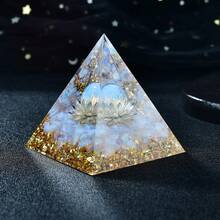 CUPIDCRYSTAL 1件 能量紫水晶金字塔，埃及荷鲁斯之眼，护身符，装饰品，收藏品，带来正能量，缓解压力，疗愈身心，冥想并招财进宝 - 金字塔 - 查看 12