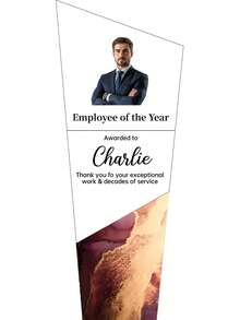 1pc Customized Acrylic Award Plaque, Can Customize Photo And Text, Corporate Recognition Trophy, Employee Award, Retirement Or Appreciation Gift For Staff And Management, Business Recognition Plaque - Multicolor - View 9