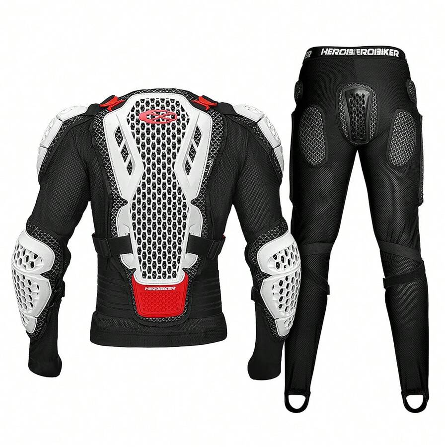 Motorcycle Riding Outdoor Sports Protective Gear, Unisex Knee Pads & Elbow Pads Protective Equipment, Essential For Riders, Gift For Cyclists - Multicolor - View 1