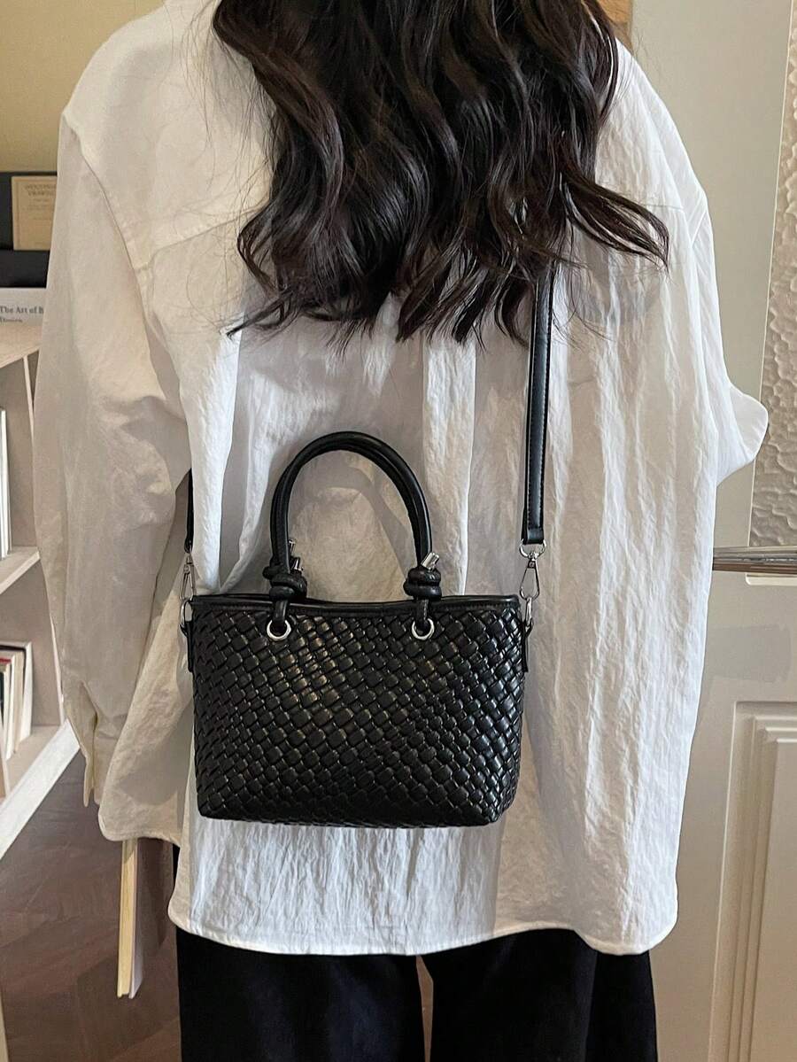 New Arrival Niche Handheld Bucket Bag, Commuter Crossbody Small Tote