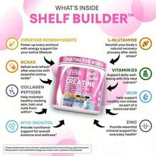 All-In-One Women's Fitness Supplement: 5000mg Creatine Monohydrate + BCAAs, Collagen & Myo-Inositol |   , Tropical Orange - 2瓶 - 查看 3