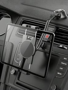 Suction Cup Car Phone Holder, Applicable For Windshield/Dashboard/Window, Suitable For Cars And Trucks - Black - View 3
