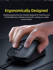 G580 有线游戏鼠标，带防滑垫，简约设计，高端质感 - 查看 8