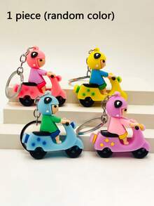 1pc/3pcs Motorcycle Keychain, Cartoon Bike Keyring, Bag Pendant, Rider Keychain, Cute Small Gift - Multicolor - View 10