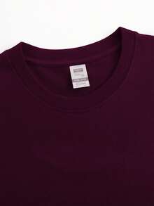 Men's Short-Sleeved Graphic T-Shirt, Urban Design, 100% Cotton, Unisex, Gift Idea For Him Or Her, Comfortable Casual Top. - 藍色 - 查看 3