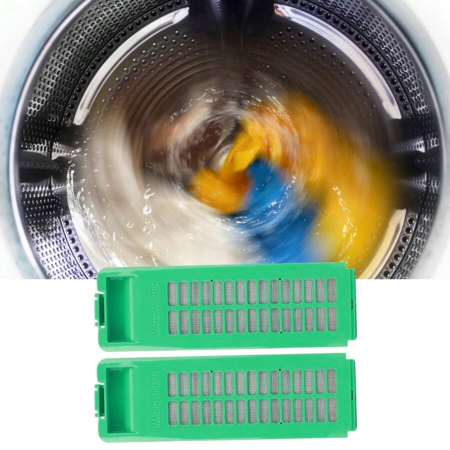 2PCS Washing Machine Lint Filter Bag Filter Box Replacement, ABS Durable Filter Accessory Fit For Samsung Washing Machine - 查看 1