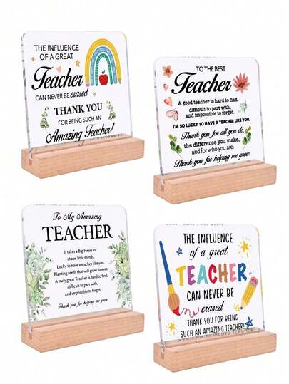 1 chiếc, Đồ trang trí hình quả táo cầu vồng bằng acrylic dành cho Ngày Nhà giáo, trang trí bàn làm việc, nhà cửa, quà tặng đặc biệt dành cho thầy cô giáo trong Tuần lễ Nhà giáo và đầu năm học, quà tặng lãng mạn, đồ trang trí bằng acrylic có đế gỗ, thích hợp cho phòng khách, lớp học, văn phòng.