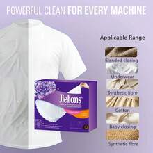 洗衣片 - 52片装洗衣片 - 适用于所有洗涤温度的洗衣皂片 - 无残留、节省空间，方便旅行携带的干洗衣皂条，无需液体即可深度清洁 - 固體 - 查看 5