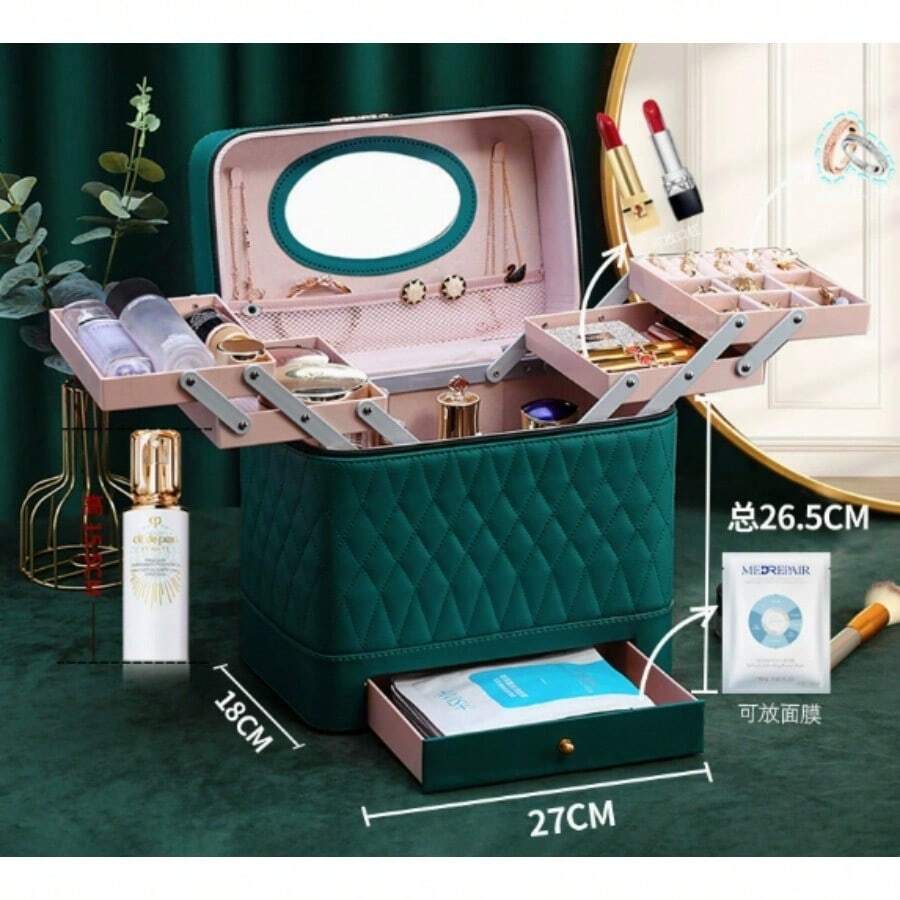 Makeup Bags & Cases - Green - View 1