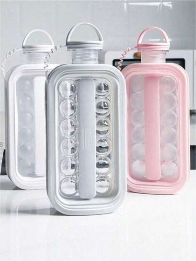 冰球模具、冰格、球形制冰器、家用硅胶储冰盒、冰箱冰袋、小型储冰工具