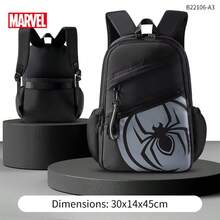 Ba lô thiết kế tối giản Disney & Marvel, nhẹ và tiện dụng cho học sinh lớp 4-6, dung tích lớn, thích hợp sử dụng hàng ngày. - Hình vuông - Xem 8