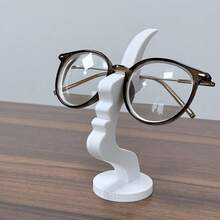 Unique Curved Glasses Holder, Elegant Artistic Storage Solution With Minimalist Design, Desktop Or Bedside Table Decoration, Holiday Gift, Office Desk Accessories - 查看 6