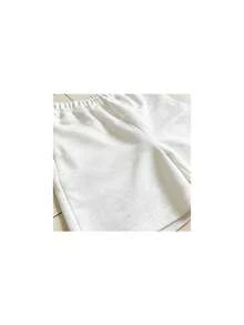 Conjunto para hombre estilo urbano casual con estampado creativo ajuste holgado cuello redondo manga corta primavera verano uso diario set de playera y shorts - Blanco 1 - Ver 5