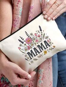 Túi đựng mỹ phẩm quà tặng Ngày của Mẹ, Túi đựng mỹ phẩm cho mẹ với họa tiết hoa và chữ "Mom", Túi đựng mỹ phẩm có khóa kéo, Túi đựng đồ dùng cá nhân, Đồ dùng du lịch, 6 màu sắc để lựa chọn, Túi đựng đồ di động, Túi đi biển, Túi đựng đồ dùng cá nhân trong suốt, Túi du lịch, Túi đựng mỹ phẩm du lịch, Món quà lý tưởng cho mẹ, vợ, bà, nhân dịp Ngày của Mẹ, sinh nhật, Lễ Tạ ơn. Túi đựng mỹ phẩm, Túi đựng đồ trang điểm, Túi đựng đồ trang điểm bền chắc, Quà tặng Ngày của Mẹ, Đồ dùng cần thiết cho ngày lễ, Quà tặng cho mẹ - Nhiều màu - Xem 4