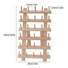 Giá đựng chỉ may nhỏ tự làm, hộp đựng chỉ mini, giá đựng chỉ gấp gọn, hộp đựng chỉ bằng gỗ nhiều kích cỡ. - Nhiều kiểu dáng - Xem 6
